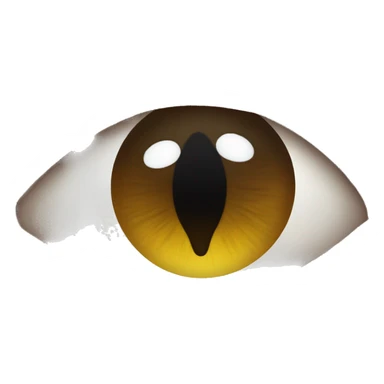 eye widen with drool from mouth (not nsfw) sticker