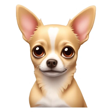 Chihuahua with hearts sticker