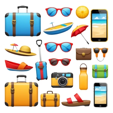 vacation equipment sticker