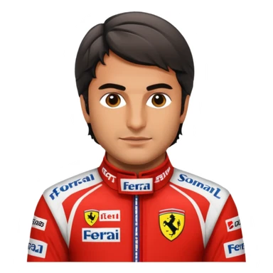 carlos sainz ferrari sticker
