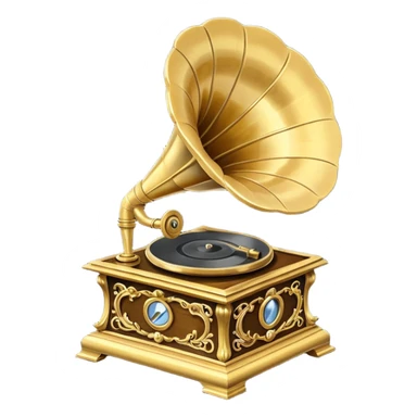 Gramophone sticker