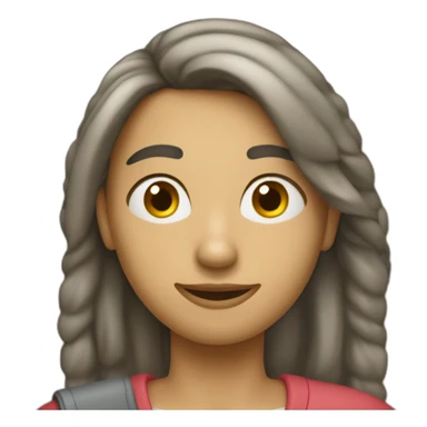 un persoone panique qui n' a pas fait ses devoirs sticker