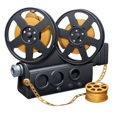 Film reel with shit reels sticker