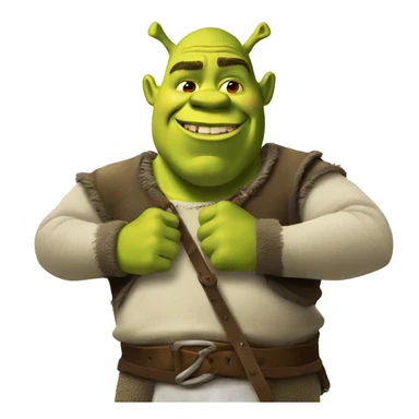 Shrek and donkey sticker