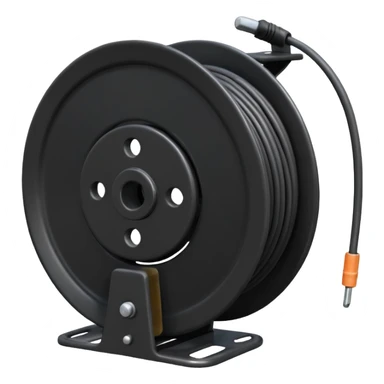 concert black Cable reels sticker