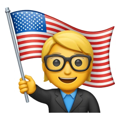 Flag saying GEEK waving in the wind sticker