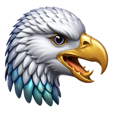 Silver Elder Scrolls Online eagle eating its tail Ouroboro sticker