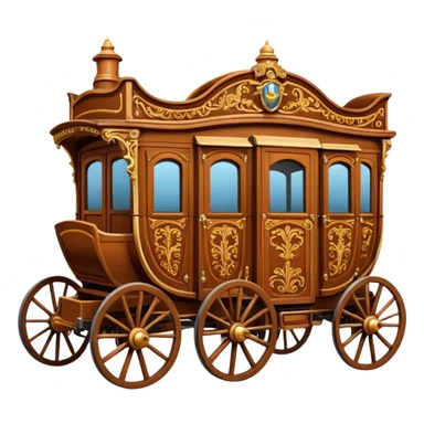 huge-horse-drawn-fancy-french-stagecoach-caravan sticker