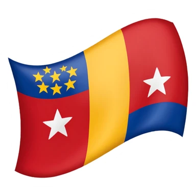 Create an emoji of independantists Guadeloupe flag sticker