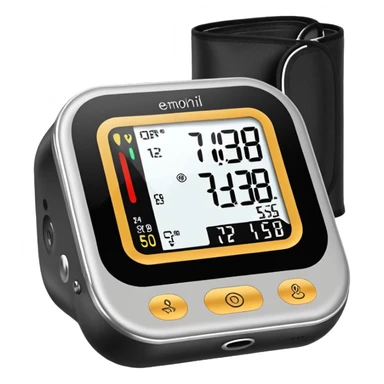 digital bp monitor sticker