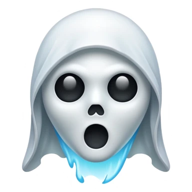 glitter white ghostface killer  sticker