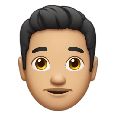 Pregnant man with black hair money sticker