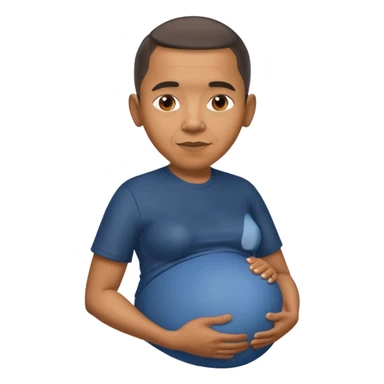 pregnant barack obama sticker