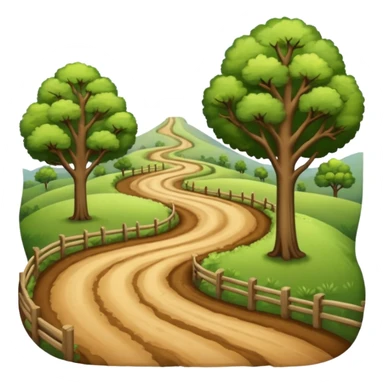 country road sticker