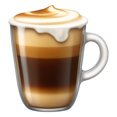 raf coffee in a glass cup sticker