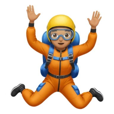 sky diving sticker