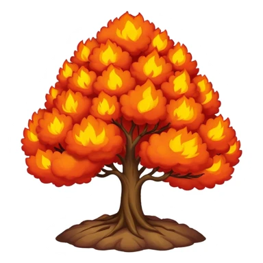 Burning bush  sticker