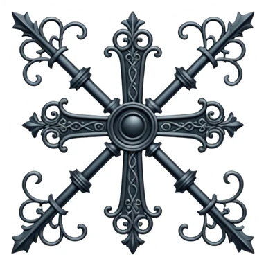 Dark Fantasy dark cross sticker