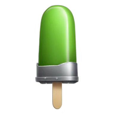 an armoured popcicle sticker