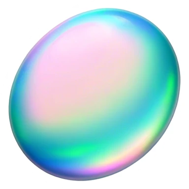 Cinematic Realistic Opal Emoji, Mystical and iridescent, with shifting colors of blue, green, and pink that dance across the smooth, milky surface. The gem’s unique play of light creates a mesmerizing, fluid effect, while a soft, glowing halo surrounds the stone. Soft glowing outline, capturing the essence of magic and mystery in a radiant opal. sticker
