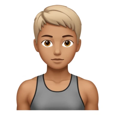 athlete model  sticker