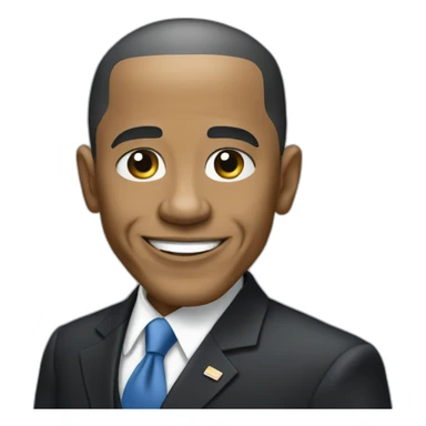 Barack Obama hmm sticker