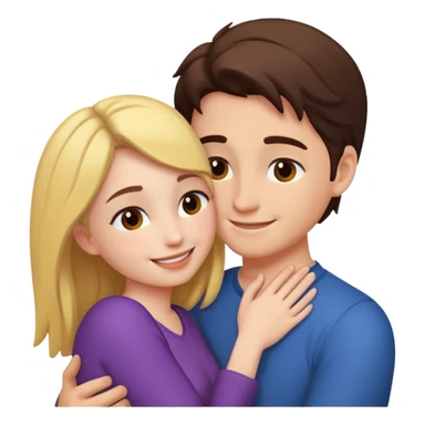 intimate moment between lovers sticker