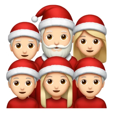 üzerinde kürek çeken kızların süs olarak asılı olduğu yılbaşı ağacı sticker