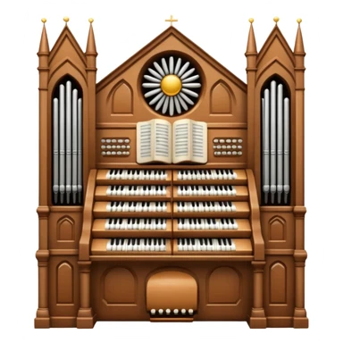 A church Organ sticker