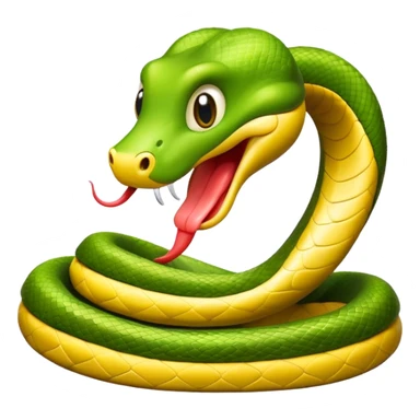 Cute Snake emoji sticker