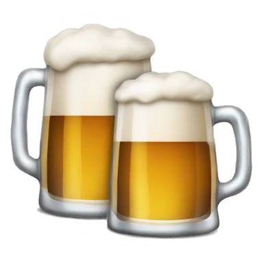 Un énorme verre de bière sticker