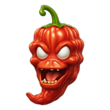 chili pepper TRINIDAD MORUGA SCORPION sticker