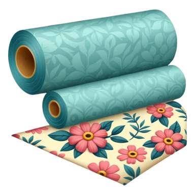 Roll of wallpaper sticker