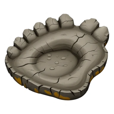 Dino Footprint sticker