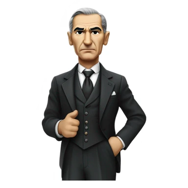 mustafa kemal ataturk president of turkiye sticker