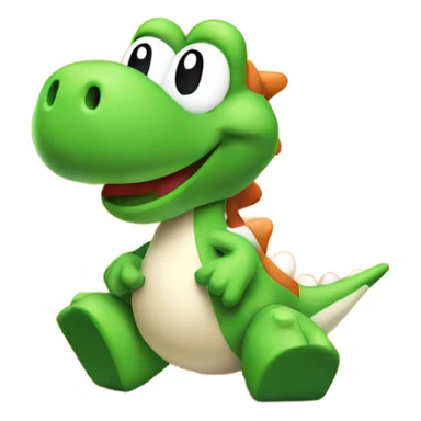 Yoshi in the desert  sticker
