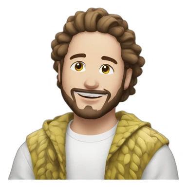 Post Malone esting chettos sticker