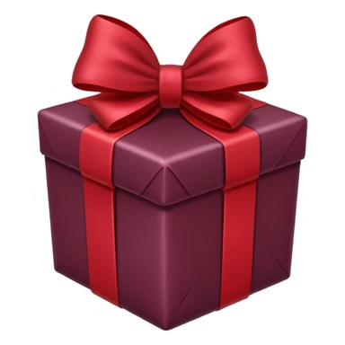 christmas gift with Mulled wine color sticker