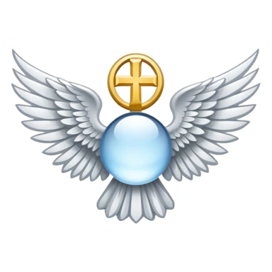 wings emblem holy saint sticker