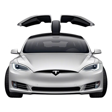 Tesla Model S - Tesla (Model Year: 2022) (Iconic colour: Silver) sticker