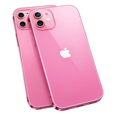 Pink iPhone 12 sticker
