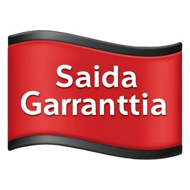 saida garantia banner sticker