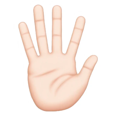 A hand with all the fingers down except for the fingers pinky, middle finger and the thumb that are extended  sticker
