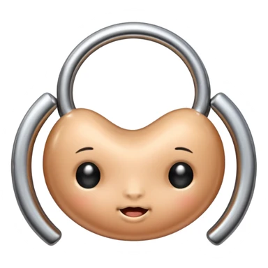 nipples with ring sticker