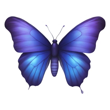 blue violet butterfly inside a sphere orb intuition magical wings dreams sticker