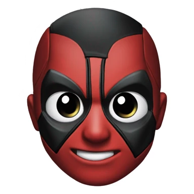 deadpool face iphone styl sticker