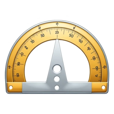 "📏" This emoji is for ruler. Then make an emoji for protractor. Which is real emoji type like the givel sticker