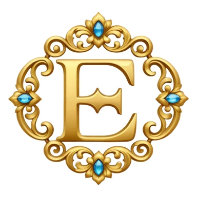 The word embellished decorated sticker