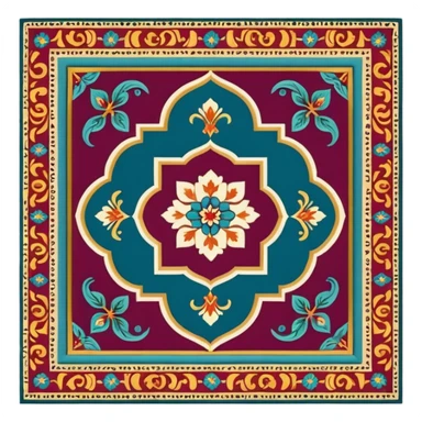 oriental carpet sticker
