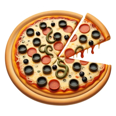 Pizza with tentacles  sticker